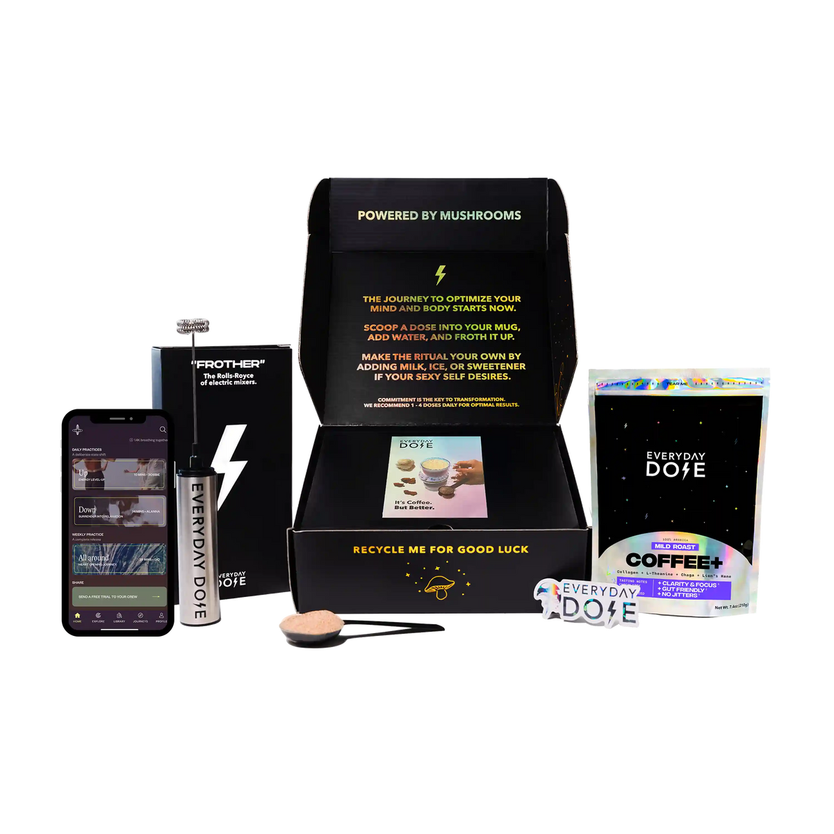 30 Servings of Coffee + FREE Starter Kit (1cup2cup)