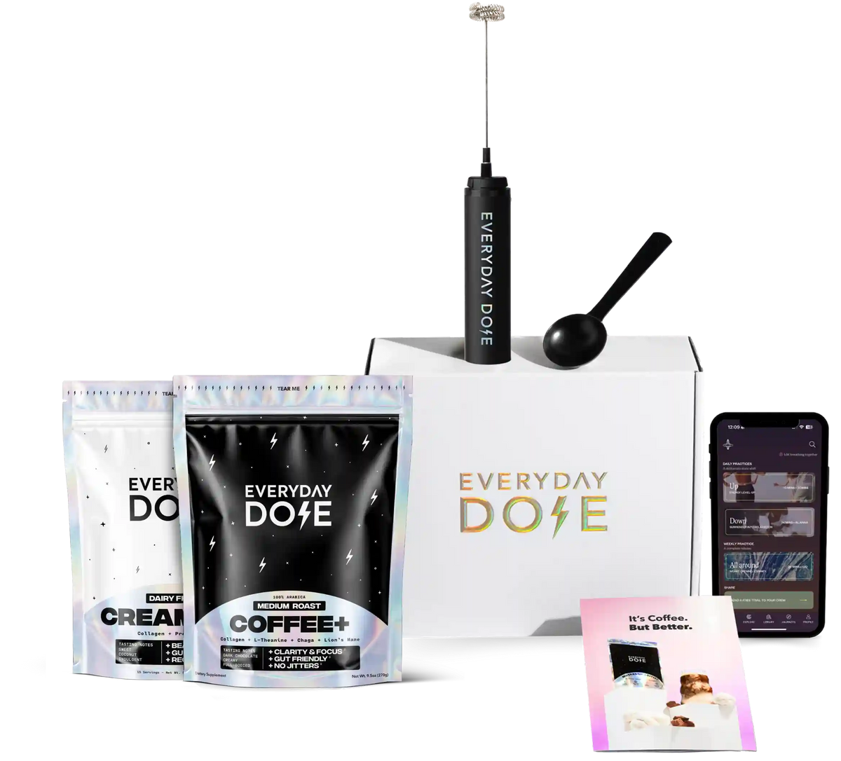 30 Servings of Coffee+ Medium Roast + FREE Starter Kit + FREE Creamer