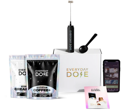 30 Servings of Coffee+ Medium Roast + FREE Starter Kit + FREE Creamer