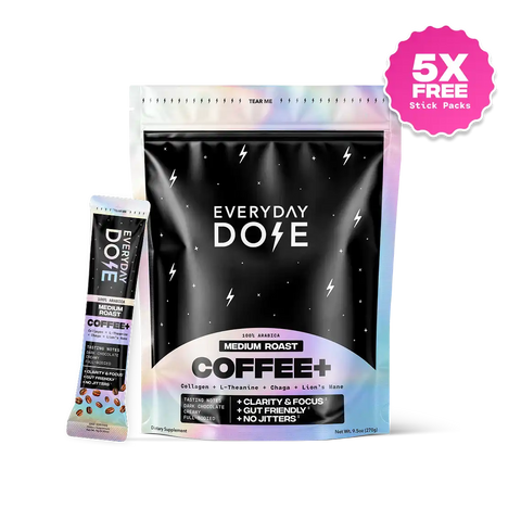 30 Servings of Coffee+ and 5 FREE Stick Packs