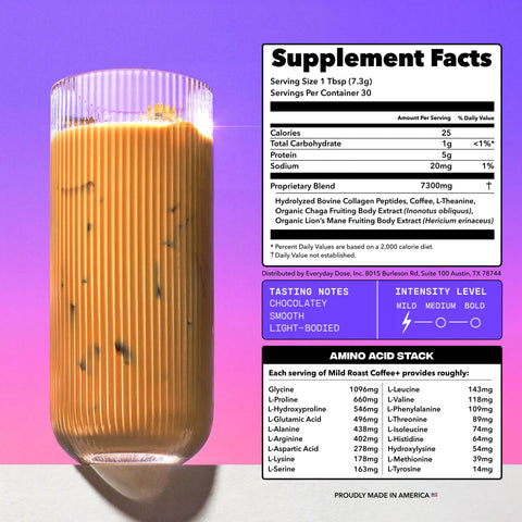 30 Servings of Coffee + FREE Starter Kit + A2 Probiotic Creamer + Productivity Planner