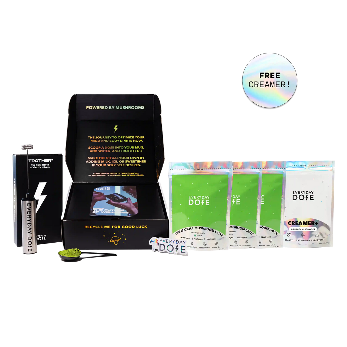 90 Servings Matcha+ FREE Starter Kit