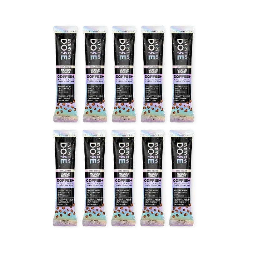 Medium Coffee+ To-Go Sticks (Pack of 10)