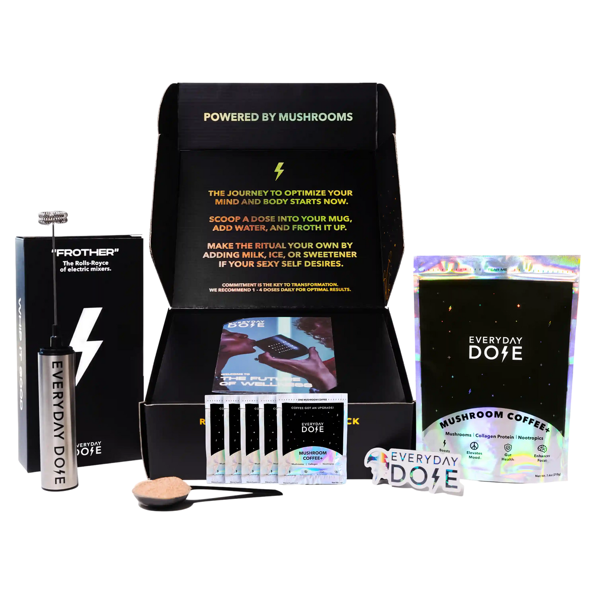 30 Servings of Mushroom Coffee + Starter Kit + 5 Free sachets