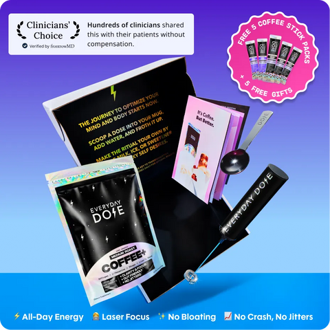 30 Servings Medium Roast + Free Starter Kit + 5 Free Stick Packs