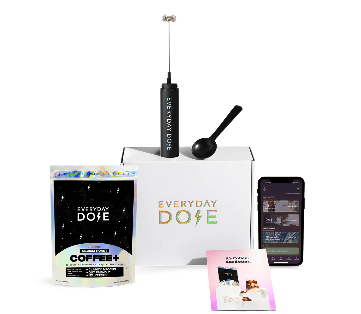 30 Servings of Coffee+ Medium Roast + FREE Starter Kit