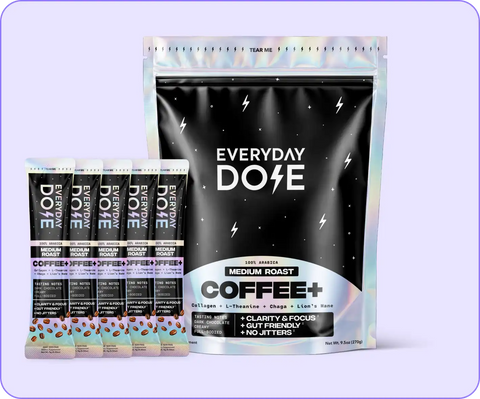 30 Servings of Coffee+ and 5 FREE Stick Packs