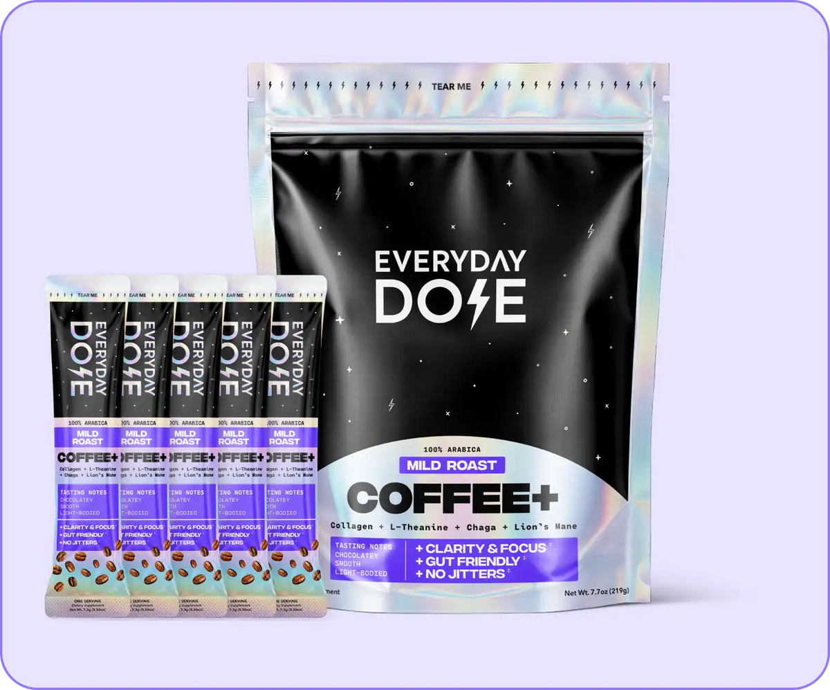 30 Servings of Coffee+ and 5 FREE Stick Packs